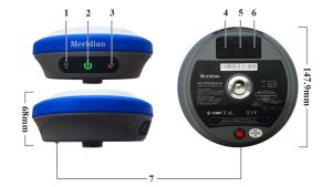 Máy Định Vị Vệ Tinh GNSS RTK Meridian M5